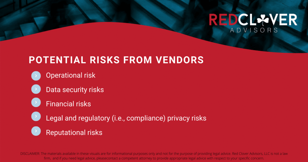 vendor potential risks