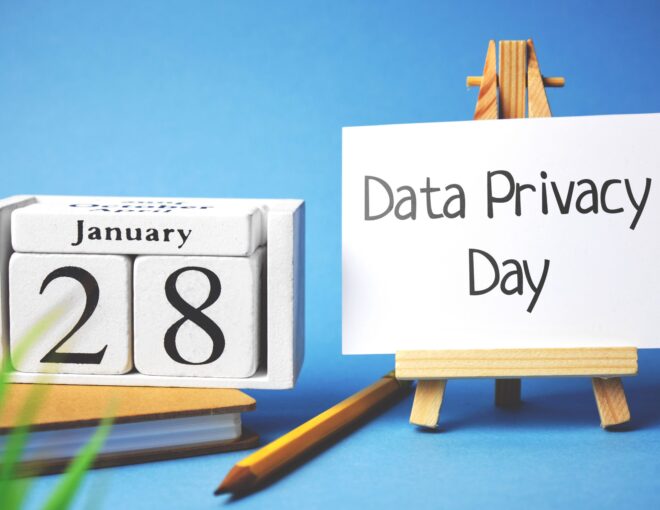 Data Privacy Day of winter month calendar january